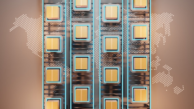 A complex circuit board with multiple layers and intricate connections, highlighting the complexity of modern high-tech components and the challenges in regulating their export.