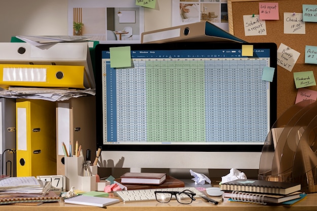 A well-organized digital spreadsheet or tax preparation software screen showing a detailed breakdown of various remote work expenses, including utilities, internet, and office supplies, categorized and itemized for tax reporting purposes.